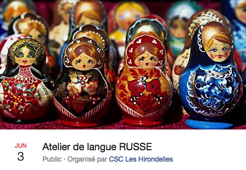 Atelier de langue russe.